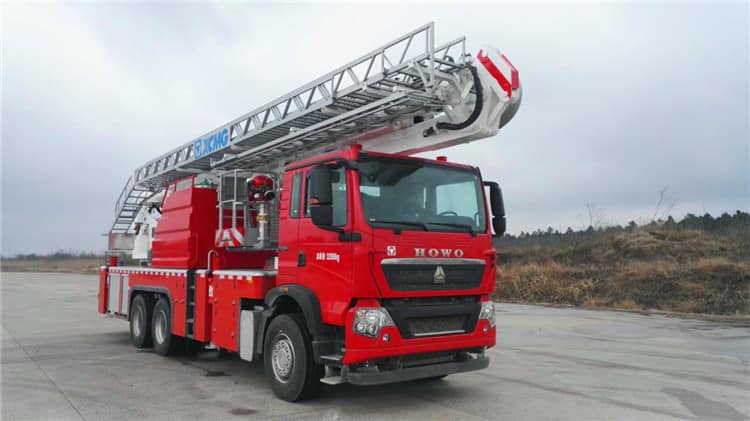 XCMG Official Fire Truck 34m aerial platform fire truck DG34M2 new telescopic platform firefighter truck price for sale